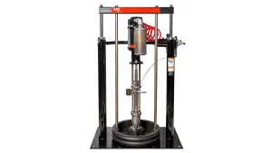Chop-check pneumatic piston pumps are highly recommended to pump medium to high viscosity fluids.