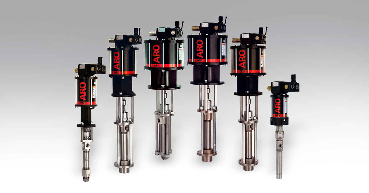 2 ball pneumatic piston pumps are recommended for medium to low viscosity.