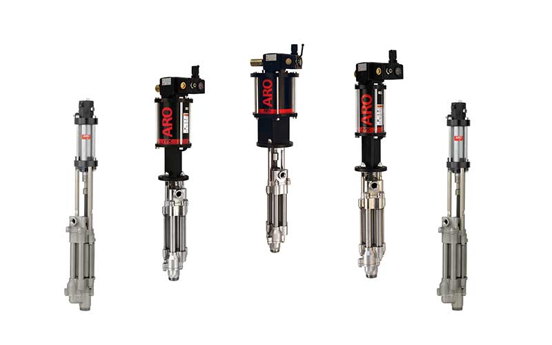 Air operated 4 Ball piston pumps are recommended to transfer high volume with lower viscosity fluids.