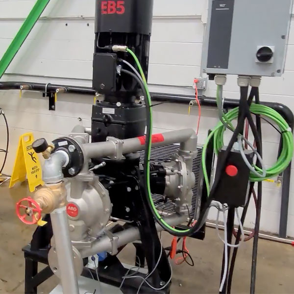 Elektryczna pompa membranowa z serii ARO EVO przeszła ponad 20 000 godzin testów 