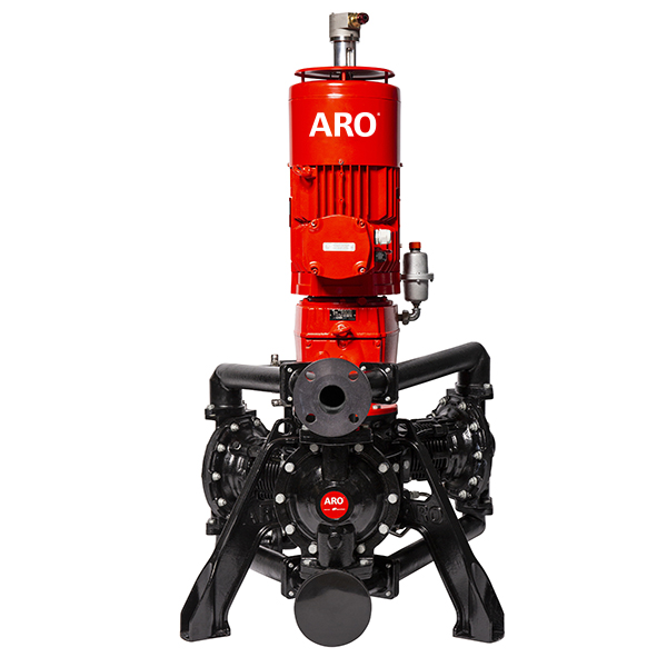 Elektryczna pompa membranowa serii ARO EVO z silnikiem do pracy w trudnych warunkach